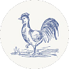 10-Rooster-Beige Circle