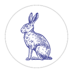 04-Rabbit-White Circle-no words-grey outline