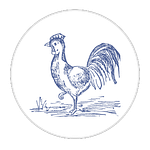 10-Rooster-White Circle-no words-grey outline