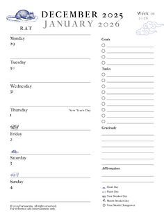 Basic-2026 Weekly 1824 Planner-07-Horse 62